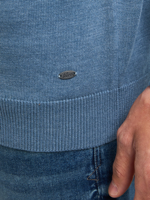 Petrol Men Knitwear Round Neck Basic M-ROS-KWR201