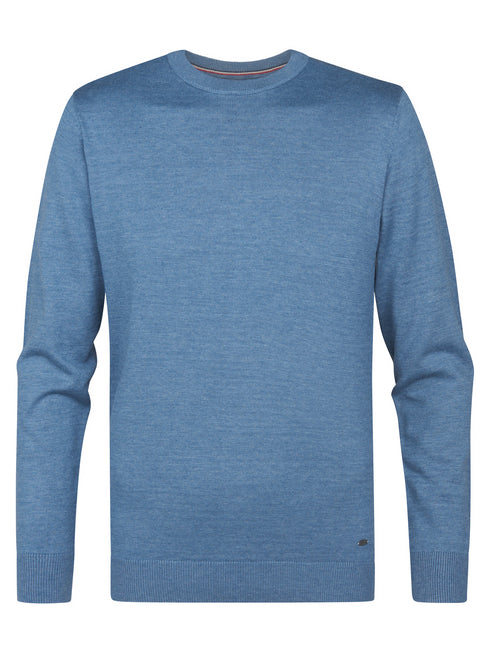 Petrol Men Knitwear Round Neck Basic M-ROS-KWR201