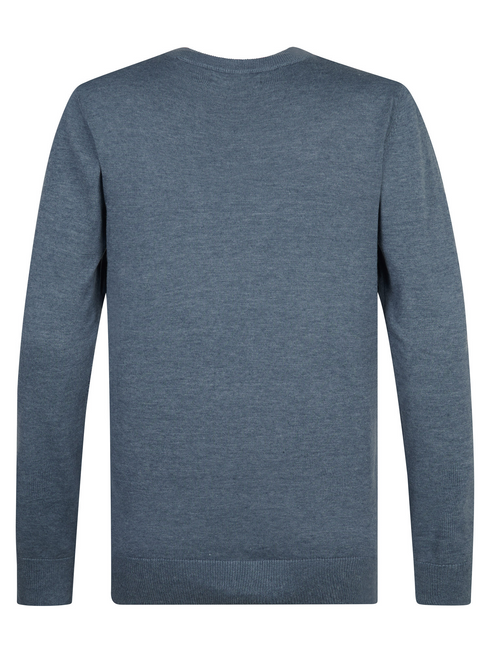 Petrol Men's Crew Neck Knitwear KWR201-5202 Storm Blue