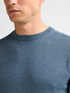 Petrol Men's Crew Neck Knitwear KWR201-5202 Storm Blue