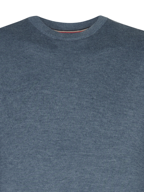 Petrol Men's Crew Neck Knitwear KWR201-5202 Storm Blue