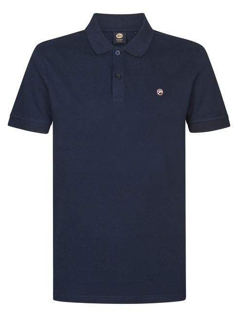 Petrol Industries Men's Dolphin Cotton Polo Shirt in Navy Blue – M-ROS-POL002 5178