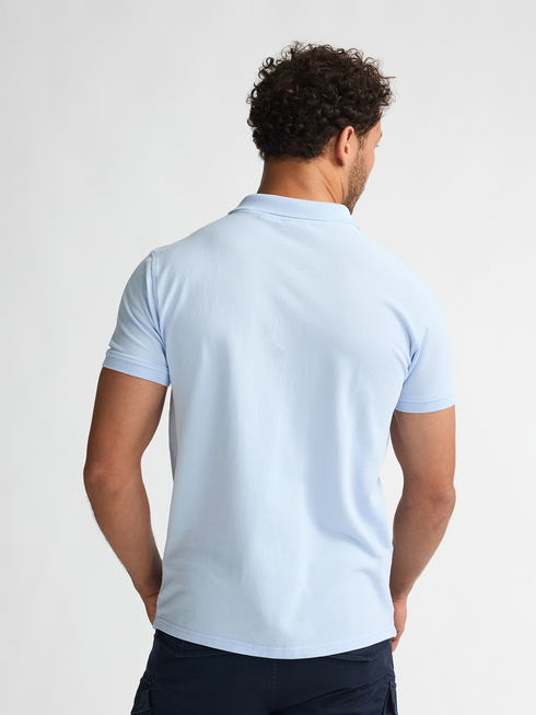 Petrol Industries Men's Dolphin Cotton Polo Shirt in Sky – M-ROS-POL002 5196