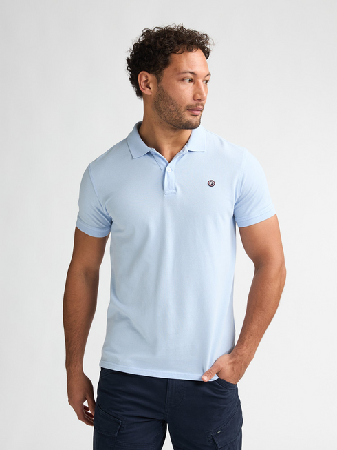 Petrol Industries Men's Dolphin Cotton Polo Shirt in Sky – M-ROS-POL002 5196