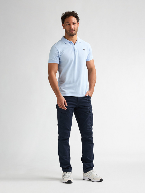 Petrol Industries Men's Dolphin Cotton Polo Shirt in Sky – M-ROS-POL002 5196