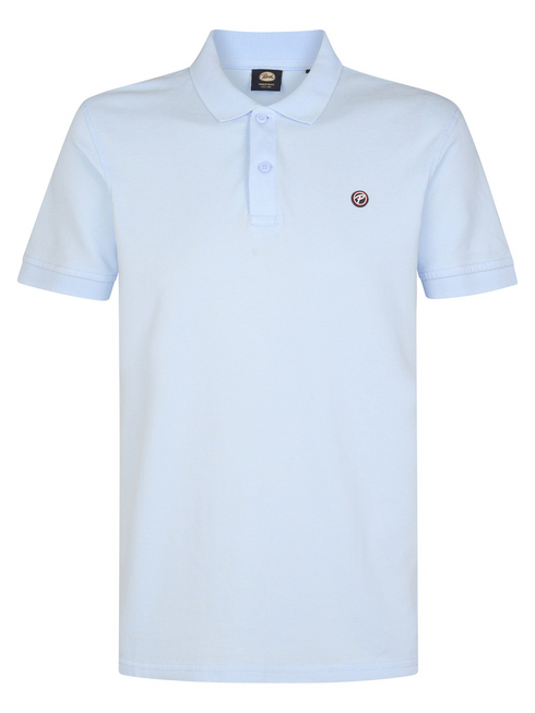 Petrol Industries Men's Dolphin Cotton Polo Shirt in Sky – M-ROS-POL002 5196