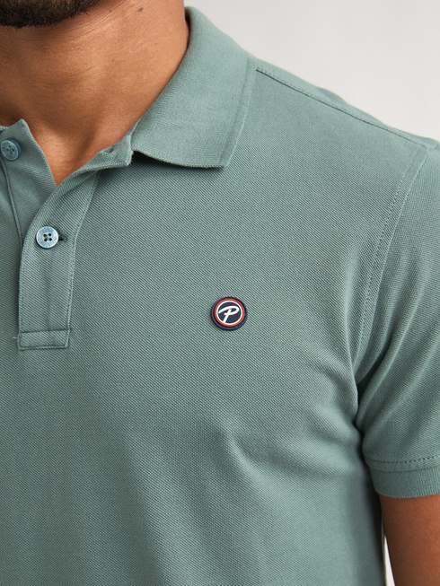 Petrol Industries Men's Dolphin Cotton Polo Shirt in Oil Green – M-ROS-POL002 6180