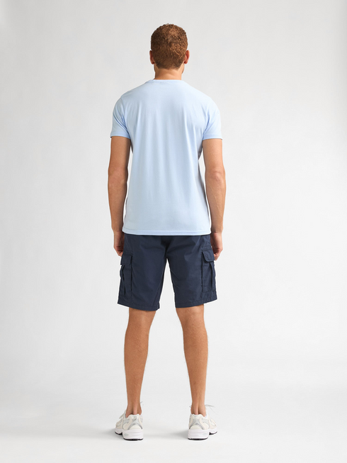 Petrol Industries Men's Windward Logo T-Shirt in Sky - M-ROS-TSR002 5196