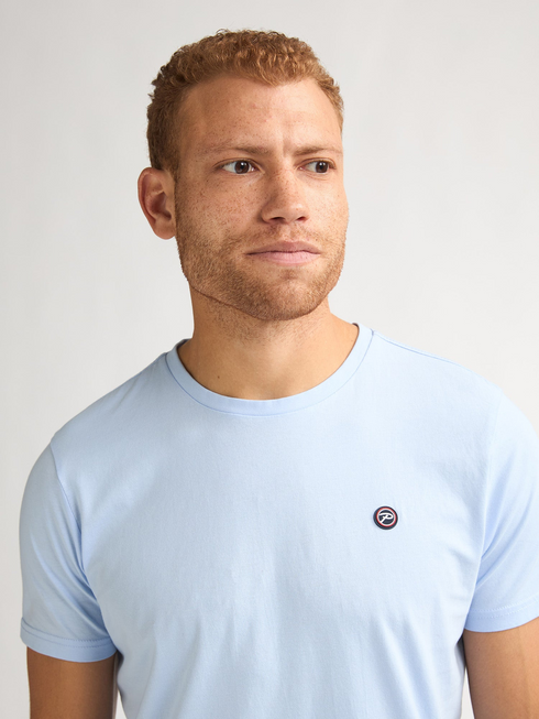 Petrol Industries Men's Windward Logo T-Shirt in Sky - M-ROS-TSR002 5196