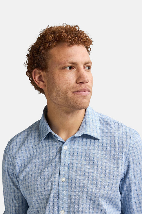 Petrol Industries All-over Print Shirt Dolphinview M1050-SIL402