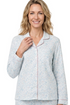 Marlon Womens Eleanor Cotton Wincey Pyjamas MA48990 BLU - Blue