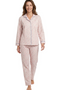 Marlon Womens Eleanor Cotton Wincey Pyjamas MA48990 PNK - Pink