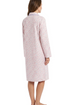 Marlon Womens Eleanor Cotton Wincey 40" Length Nightdress MA48991 PNK - Pink