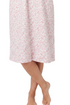 Marlon Womens Eleanor Cotton Wincey 40" Length Nightdress MA48991 PNK - Pink