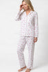 Marlon Louella Print Cotton Jersey Pyjama Set MA50002 - Pink