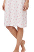 Marlon Louella Ditsy Print Pure Cotton Long Sleeve Nightdress MA50003PK - Pink