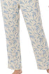 Marlon Lilian Sprig Print Polished Fleece Pyjama Set MA50016B - Blue