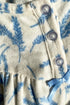Marlon Lilian Sprig Print Polished Fleece 40" Nightdress MA50017B - Blue