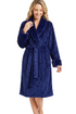 Marlon Womens Faux Fur Puff Sleeve Robe MA50046 NVY - Navy