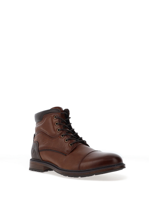 Brent Pope Maraetai Laced Zip Boot MARAETAI COG - Cognac