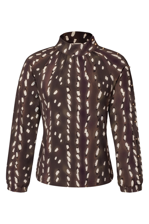 Kimara Meave Printed High Neck Blouse MEAVE - Sahara Soul