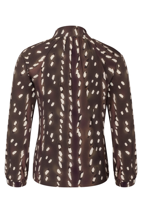 Kimara Meave Printed High Neck Blouse MEAVE - Sahara Soul