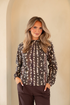 Kimara Meave Printed High Neck Blouse MEAVE - Sahara Soul
