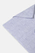 Benetti Menswear Kyle Blue Short Sleeve Micro-Textured Cotton Shirt