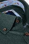 Benetti Marty Long Sleeve Textured Casual Shirt Sage Green