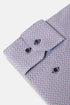 Benetti Moscow Long Sleeve Geometric Print Casual Shirt Navy