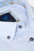 Benetti Sydney Long Sleeve Striped Casual Shirt Sky