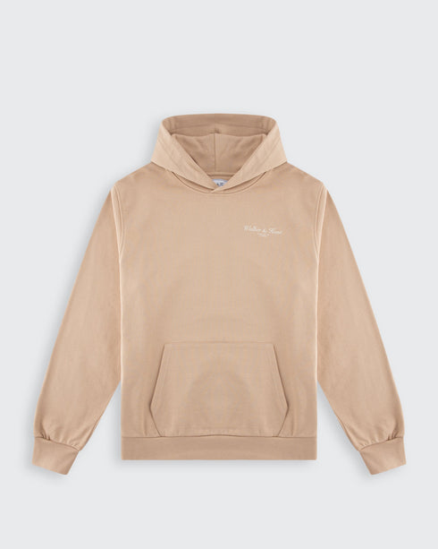 Walker & Hunt Atelier Oversized Heavyweight Hoodie — Light Mocha