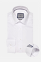 Benetti Menswear Oscar White Tapered Fit Stretch Cotton Formal Shirt