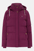 Lighthouse Margot in Berry AW26 Hip-Length Eco-Fill Padded Coat