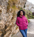 Lighthouse Margot in Berry AW26 Hip-Length Eco-Fill Padded Coat