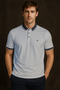 Mineral Clothing Marix Sky Blue Polo Shirt ML213115