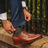 Marley Washed Derby Shoes Tan