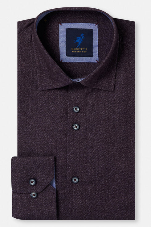 Benetti Men's Marty Long Sleeve Casual Shirt