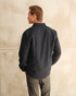Walker & Hunt Mason Overshirt Navy Structured Mid-Weight Cotton Blend