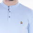 Mineral Men's Max Sky Blue Stretch Grandad Collar T-Shirt ML201447