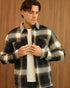 Walker & Hunt Mercer Navy Plaid Flannel Shirt