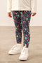 Lighthouse Mollie Girls Cotton Stretch Leggings – Floral Print