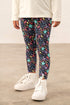 Lighthouse Mollie Girls Cotton Stretch Leggings – Floral Print