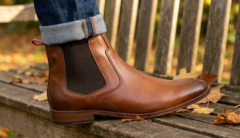 Base London Scout Jodhpur Boots in Tan Brown