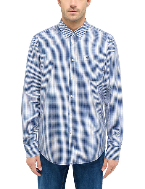 Mustang Chester Long-sleeved shirt with button-down collar 1016241