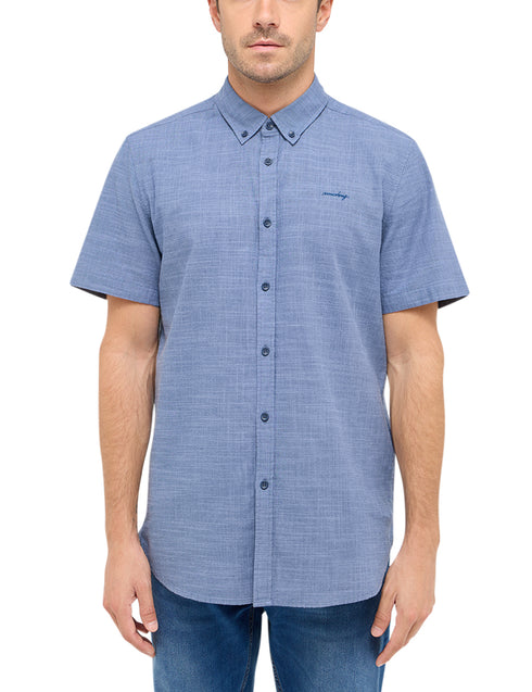 Mustang Berkeley style short-sleeved button-down shirt 1016252