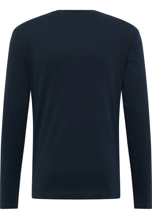 Mustang Arlington 100% Pure Cotton Long Sleeve Crew Neck T-Shirt 1016287