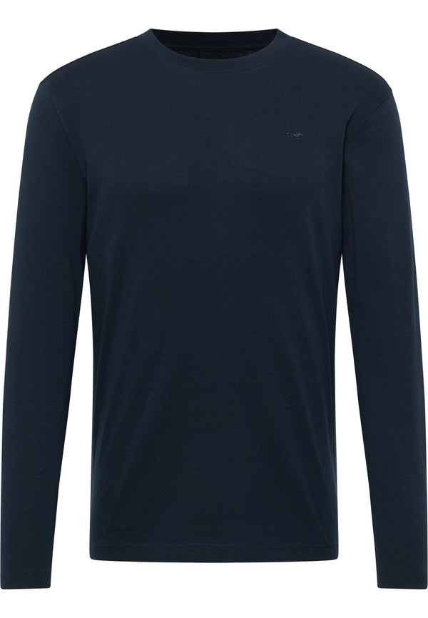 Mustang Arlington 100% Pure Cotton Long Sleeve Crew Neck T-Shirt 1016287