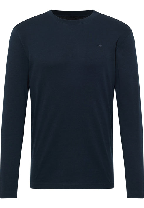 Mustang Arlington 100% Pure Cotton Long Sleeve Crew Neck T-Shirt 1016287