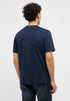 Mustang Mens Dark Sapphire Navy Style Austin Logo Cotton T-Shirt 1017385
